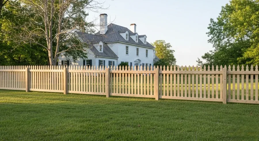 Backyard wood fence system