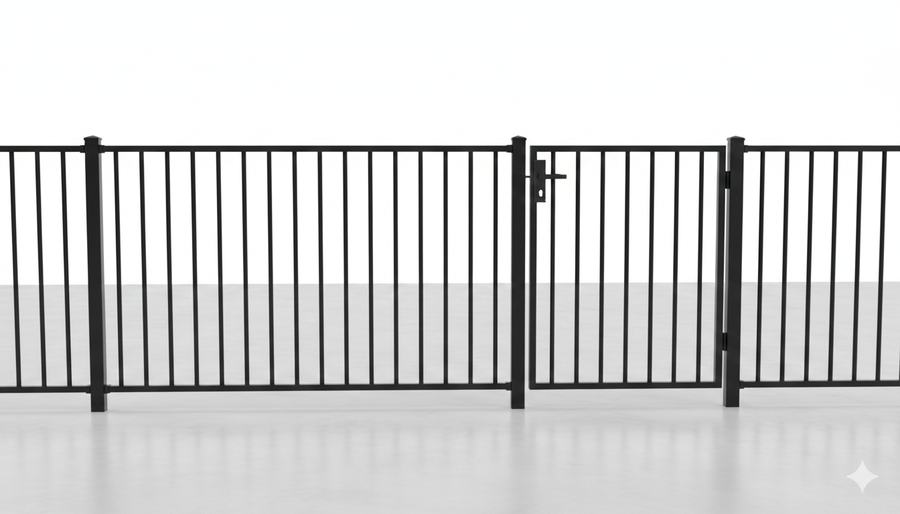 Driveway Gate custom gates & entrances style by Ronnie Custom Fence