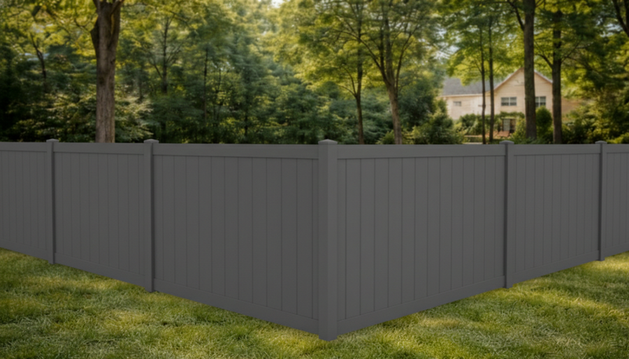 Full Privacy vinyl fences style by Ronnie Custom Fence